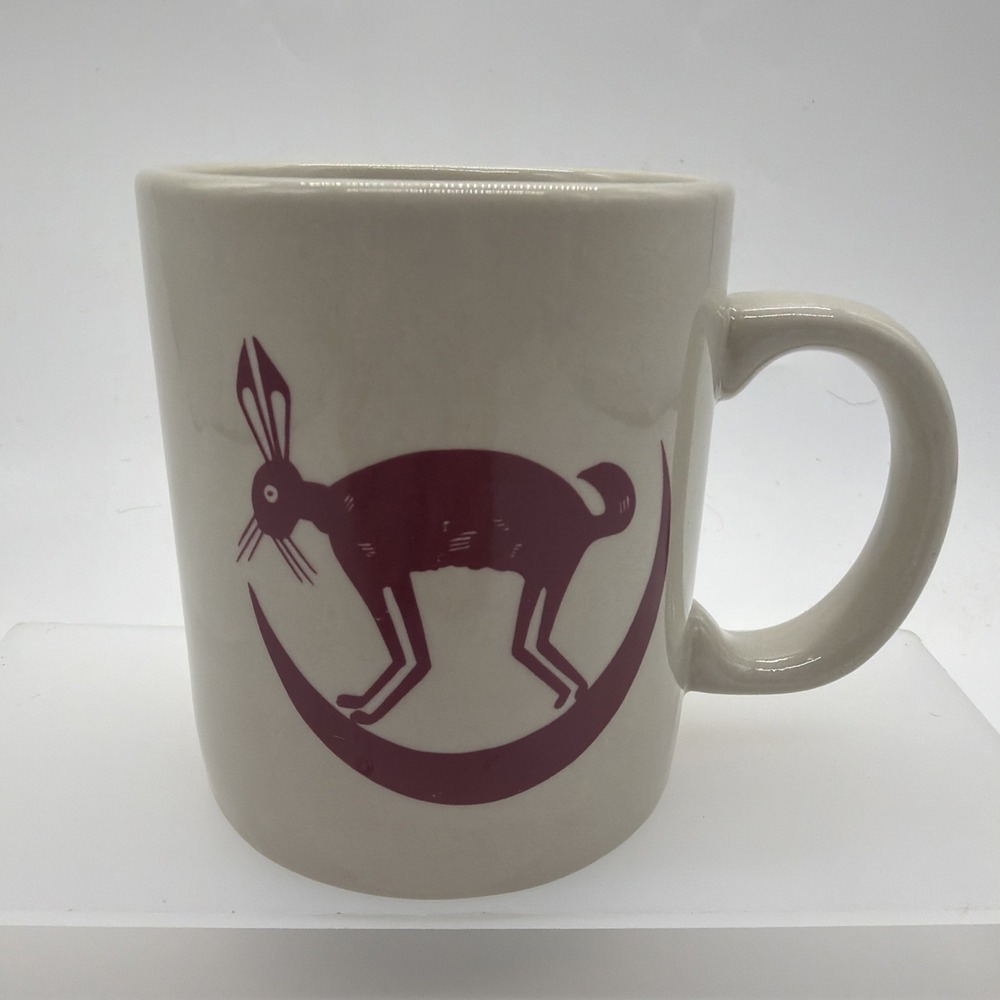 Mimbreno Santa Fe Dining Car Rabbit Coffee Cup Mug Pipestone Ancient Indian